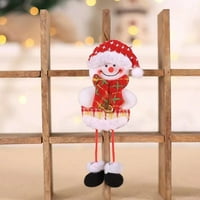Dekorativni simpatični božićni ukras sa rekavkom Santa Claus Snowman Elk božićno drvce lutka Privjesak