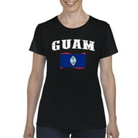 Normalno je dosadno - ženska majica kratki rukav, do žena veličine 3xl - Guam zastava