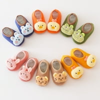 B91XZ Baby Boy Sock Cipele Cartoon Soft Dno za bebe Toddleries Lako za puzanje cipele za baby Warm Floor