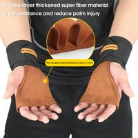 Upajte rukavice za trening protiv šoka dizajn prsta Podrška zglob Udobne zaštitne rukavice za dlan za
