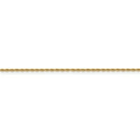 Carat u Karatsu 10k žuto zlato ultra tanka labava ogrlica lanca