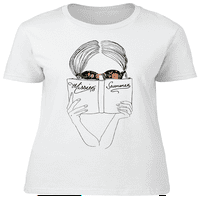 Fashion Girl Pročitajte knjigu Ženska majica - slika by shutterstock, ženska mala