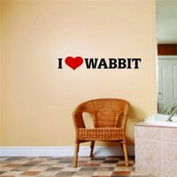 Love Wabbit Slika Citat Lov Hunter Sport Hobi Zidni naljepnice ukrasi vinilni zid naljepnica
