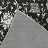 Na otvorenom tepih za crnu teksturu od strane Kavka dizajna
