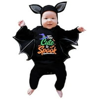 Noć vještica za dječake Dječaci Dječji crtani otisci ROMPER Jumpsuits HALLWEEN Halloween Baby Fashion