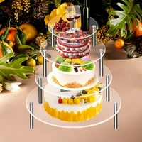 Akrilni torta za prikaz stalak za stalak za desert za tortu Očistite držače za prikaz torte