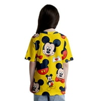 Mickey & Friends ispisani grafički kratki rukav grafički kratki vrat opuštena fit majica za djevojčice