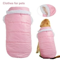 Shulemin kućna oprema za kućnu ljubimcu pune boje Psi za kućne ljubimce Outfits za zimu, ružičasti XL