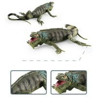 Kripyery Reptile Model statue simulirani slatki gušterni kameleon bradat Dragon Solid Model Dekoracija