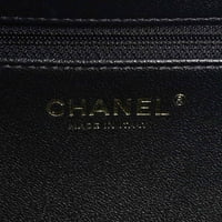 Ovjerena korištena Chanel Chanel Lambskin matelasse kokomark torba - crna