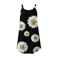 Ležerna haljina za žene Ljeto plaža Proljeće Ispiši labavi slatki ljuljački poklopac za sunčanje Boho