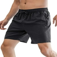 Avamo Muške kratke hlače za suhe čvrste boje Trčanje Trčanje Jogging Hratke za plažu odjeća Elastična