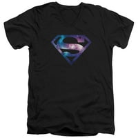 Superman - Galaxy Shield - Slim Fit V izrez - velika