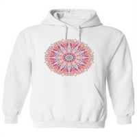 Pink Mandala akvarel hoodie žene -Image by shutterstock, ženska mala