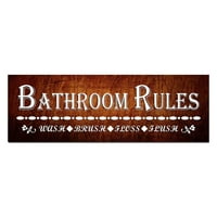 ZTTD Rela Soak Odmotaj drveni znak Rustic kupaonica Zidna ukras znakova u kupaonici Zidni znak Viseći