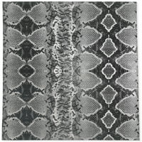 Srebrni otvoreni tepih od Kavka dizajna