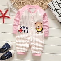 Baby Boy Girl Pamuk Cartoon Print Romper Jumpsit Playsuits Outfits Little Boys Romper Beby Outfits za