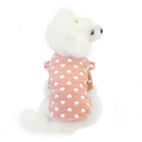 Odjeća za pse za male pse prozračne tiskarske prsluk majica meka udobna majica mačja pas slatka kućna