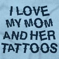 Slatko volim moje mame tetovaže cool toddler boy djevojka majica dojenčad Toddler Brisco brendovi 3T