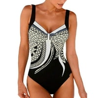 Bacocc bikini setovi za žene Žene Ljeto Kupi za kuperi za skinu za odmor Beach odjeća Sijamski kupaći