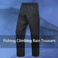 DUIXINGHAS Biciklističke kišne hlače Vodootporne čvrste boje prozračne unizne džepove otpornosti na