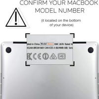 MonsDirect kompatibilan sa Macbook zrakom sa ID-om sa dodirom A za zaštitnu futrolu Tanka tvrda plastična