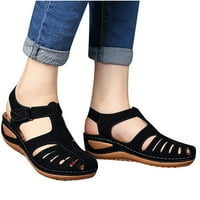 Ženske sandale Ljeto odobrenje, podrška udobne pješačke sandale Žene Ljetne modne casual Sandale Ležerne prilike ravne cipele s punim bojama