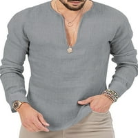 Abtel muns majica V izrez Ležerne prilike The Majice Muška regularna Fit Work Basic Tee Dark Grey XL