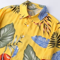 Havajska košulja za muškarce Cleariance Muškarci Ležerne tipke Plaža Isključaj Čvrsta moda Jednosmjerna