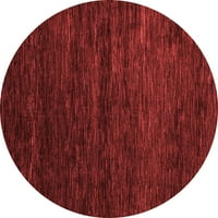 Ahgly Company u zatvorenom okruglom apstraktne crvene moderne prostirke, 4 '