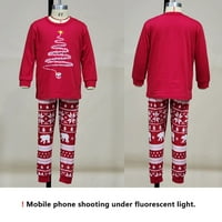 Usklađivanje porodičnog božićnog stabla pidžama set Xmas Sleep odjeća Tata Mom Kids PJS
