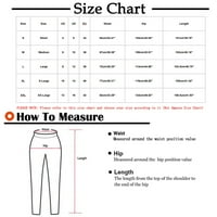 Voncos ženske hlače Ležerne prilike - Visoki uspon moda široka noga Čvrsta boja labava elastična struka