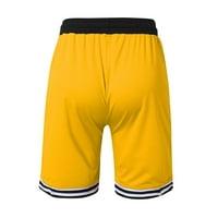 Muški kratke hlače Dužina koljena elastična crtala elastične ležerne mrežice Sportske patentne patentne