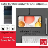 Capsule Case Premium futrola Kompatibilan sa Galaxy A 5G [Teška zaštita Žene Muškarci Dizajnirajte futrolu za telefon Black Cover] za Samsung Galaxy A 5G svi nosači
