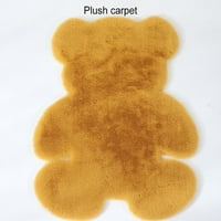 Slatka tepih u obliku životinje u obliku crtanog medvjeda u obliku tepiha FAU zeca umjetni crtični tepih