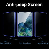 Anti Peep Magnetic Samsung Galaxy Note Case Dvostrana privatnost Temperirani stakleni ekran Zaštita