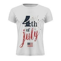 Majice za majice za muškarce Ljetna nezavisnost Modni 3D digitalni ispis majica kratki rukav