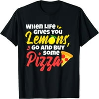 Žene vrhovi ako vam život pruži limune i kupite neku ljetnu majicu za pizzu Sjećaste kraljevske majice