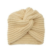 Knit Slouchy Turban Beanie Hat Winter Crochet Head Wraps kose šal za kosu vreća za žene djevojke