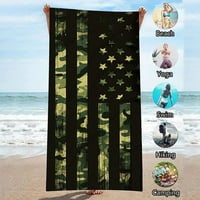Moocrvic ručnik za plažu, prevelizirani ručnici za plažu od mikrovlakana za putovanja, američka zastava