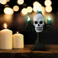 Skelet Halloween Dekor glave svjetiljke svjetiljka bundeve svjetiljke plastična glava svijeća ORNAME horor držač kućnog dekora