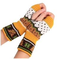 Rukavice za čišćenje Levmjia Ženske pletene rukavice Polorove rukavice za ruke od pola prstiju olor