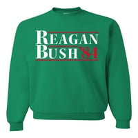 Divlji Bobby, Reagan Bush 'kampanja Politička uništena grafička dukserica, Kelly, 3x-velika