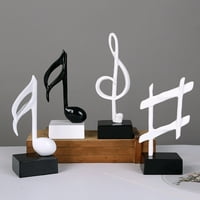 Cheers.us Music Note Figurine, glazba Note Decor Musical Skulptura Kip Music Dekoracija Skulptura Muzika