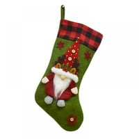 Božićne klasične čarape, Xmas Čarape Dekoracije Santa za obiteljski odmor Božićni ukrasi