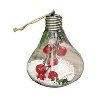 Prozirna LED lampica Flat žarulja Božićna tema Dekoracija boce Creative DIY rođendanska zabava isporučuje božićno ukrašavanje stabla