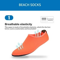 Huaai čarape Voda i voda Bosonogo suhe muške čarape Ženske brzine joge čarape narančaste xxl