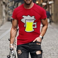 Majica sa Caveitl, nova modna muška majica 3D ne pozicioniranje pivo Ispis kratkih rukava Okrugli vrat