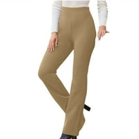 Simu ženski elegantni casual svakodnevno prave noge casual pants odijelo hlače Čvrsta boja pantalone