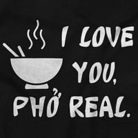 Love You Pho Real Vietnamse HOODE HOUDIE DUHESHIRT ženske muškarce Brisco Marke M